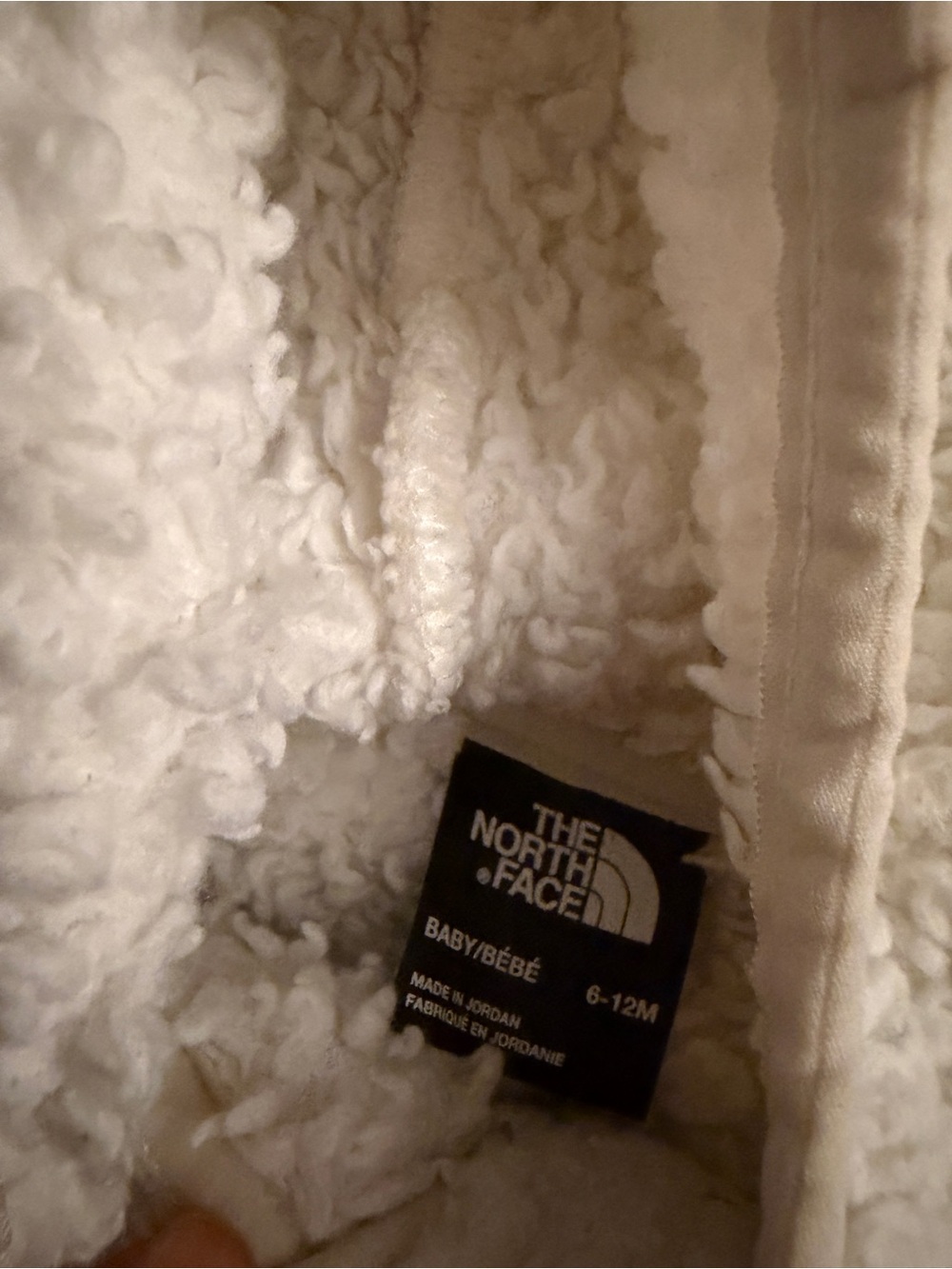 North face Campshire Sherpa Baby Hoodie with Bear Ears - Picture 5 of 5